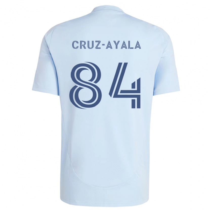 Danxen Criança Camisola Luis Cruz-Ayala #84 Azul Claro Cinza Claro Principal 2026/27 Camisa