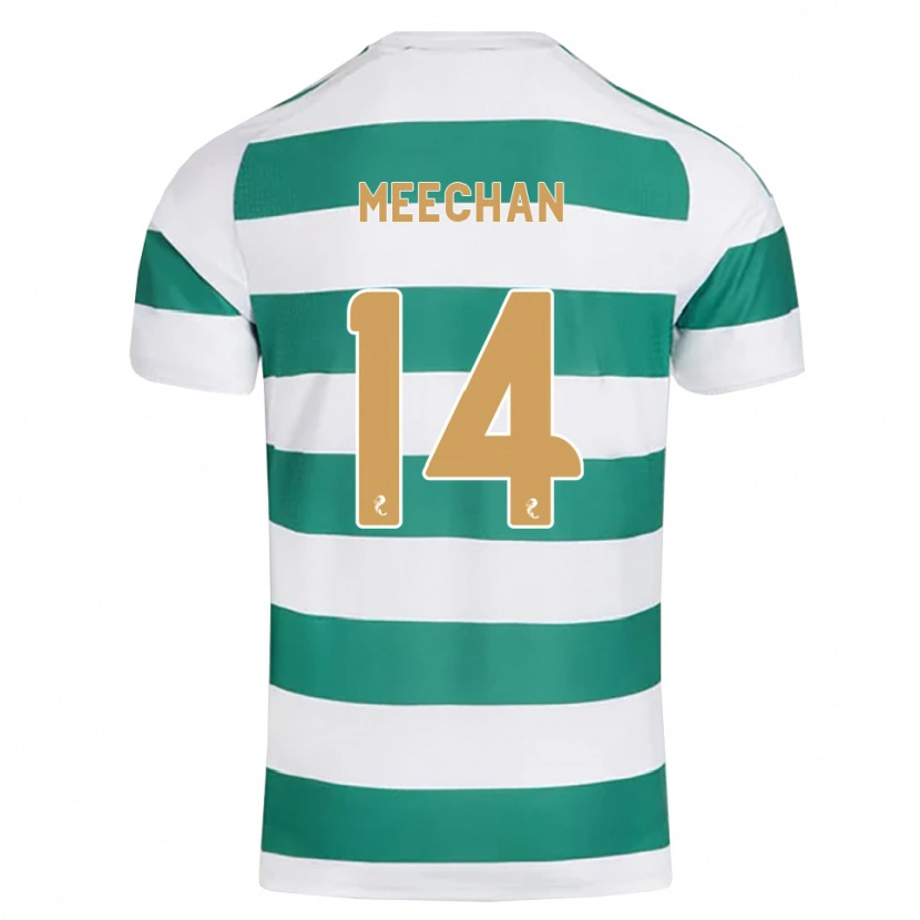 Danxen Criança Camisola Nathan Meechan #14 Ciano Escuro Branco Principal 2026/27 Camisa
