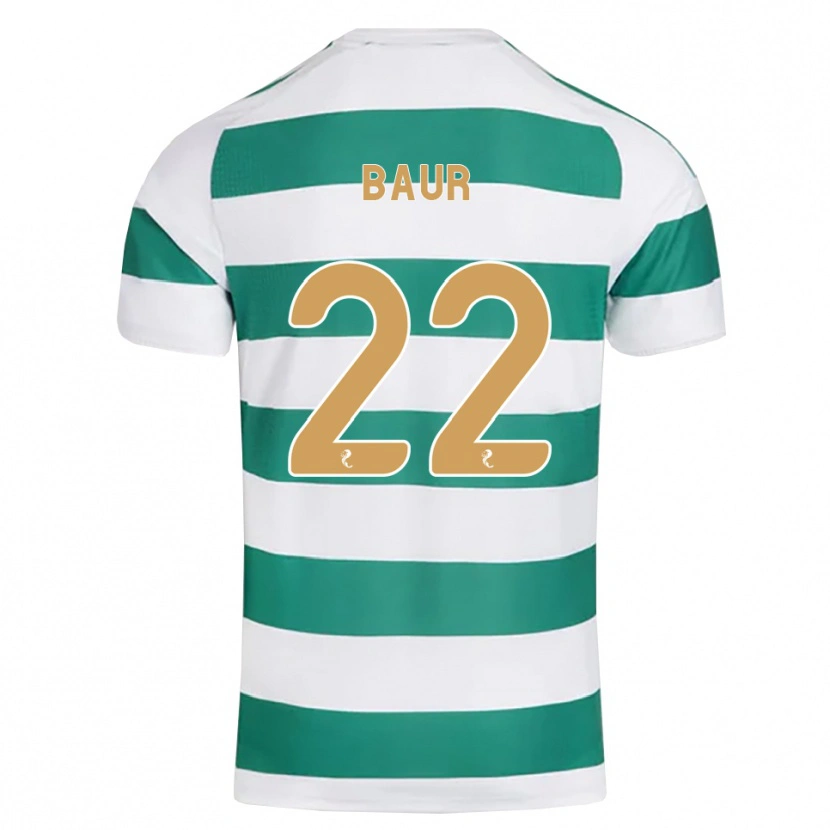 Danxen Criança Camisola Mika Baur #22 Ciano Escuro Branco Principal 2026/27 Camisa
