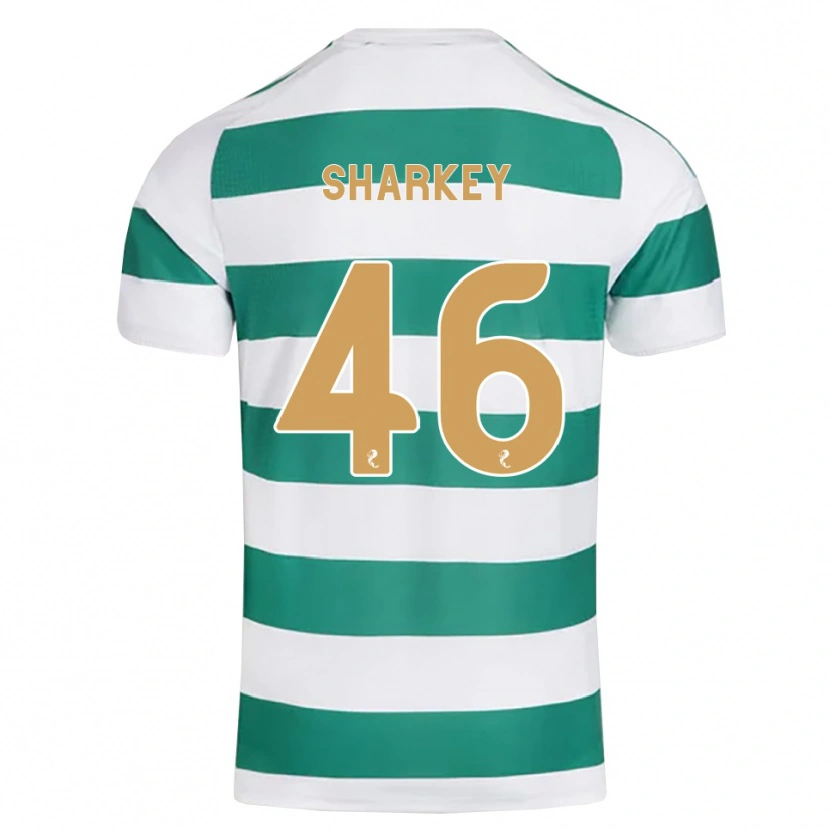 Danxen Criança Camisola Amy Sharkey #46 Ciano Escuro Branco Principal 2026/27 Camisa