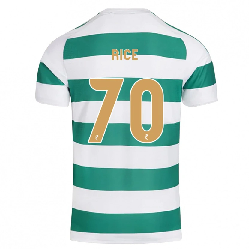 Danxen Criança Camisola Aidan Rice #70 Ciano Escuro Branco Principal 2026/27 Camisa