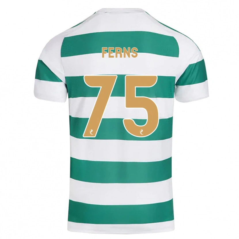 Danxen Criança Camisola Ronan Ferns #75 Ciano Escuro Branco Principal 2026/27 Camisa