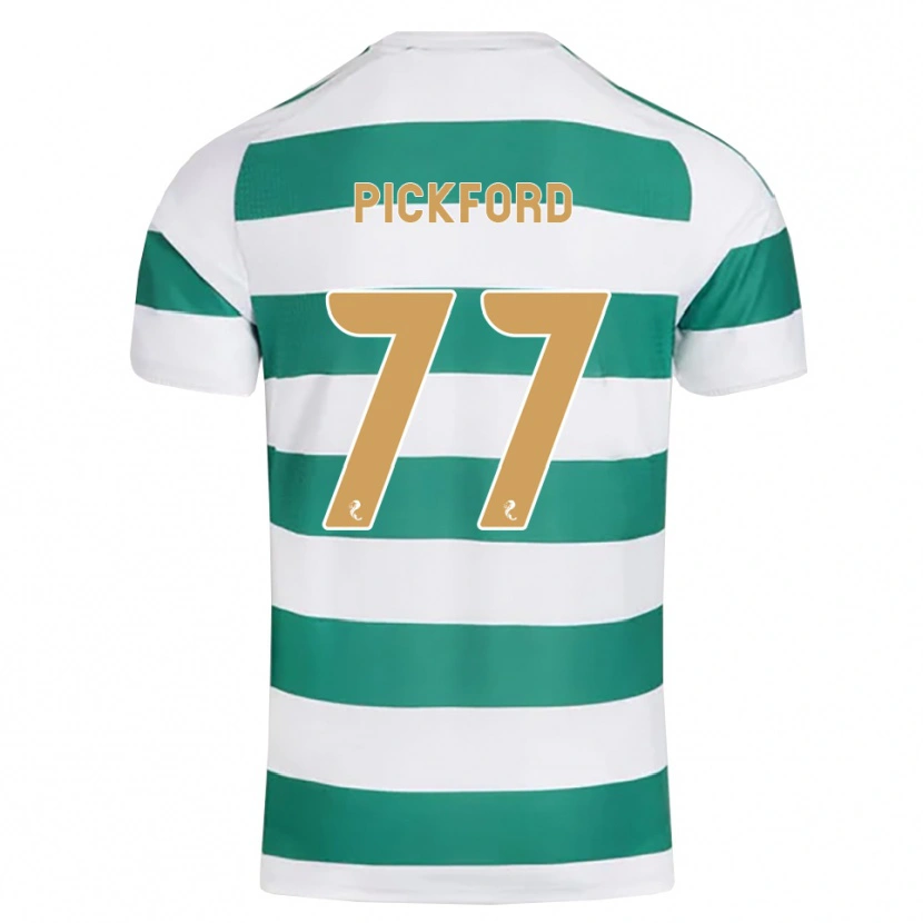 Danxen Criança Camisola Tom Pickford #77 Ciano Escuro Branco Principal 2026/27 Camisa