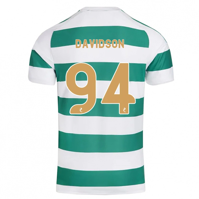 Danxen Criança Camisola Bruno Davidson #94 Ciano Escuro Branco Principal 2026/27 Camisa