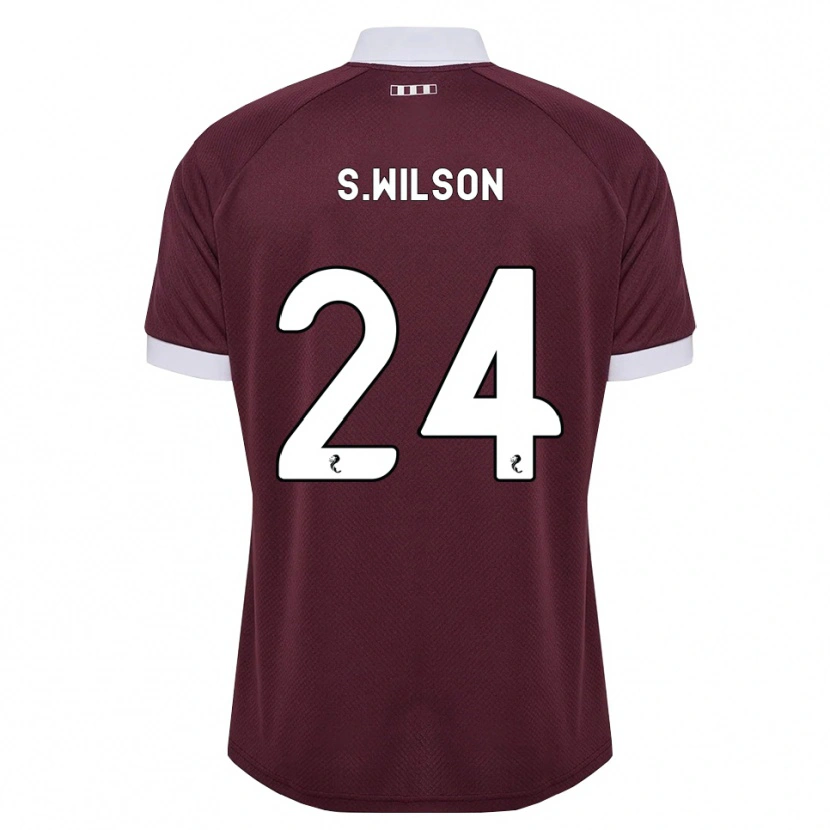 Danxen Criança Camisola Stanley Wilson #24 Branco Borgonha Principal 2026/27 Camisa