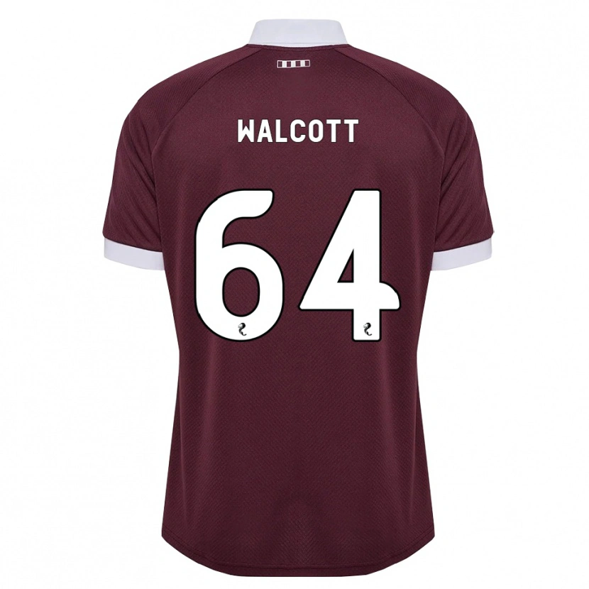 Danxen Criança Camisola Malachi Fagan-Walcott #64 Branco Borgonha Principal 2026/27 Camisa