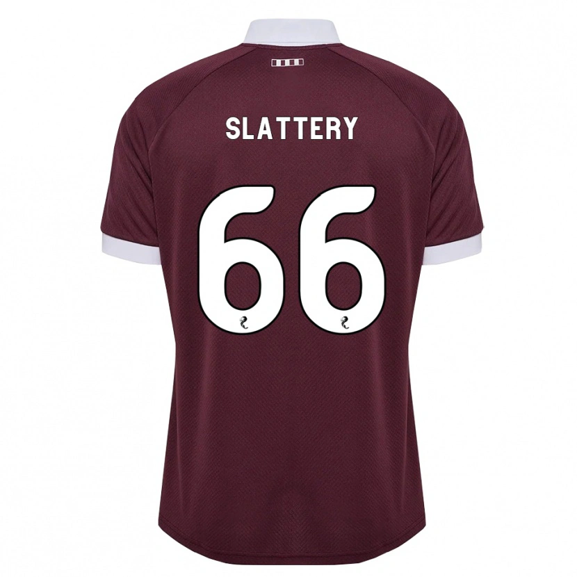 Danxen Criança Camisola Jenna Slattery #66 Branco Borgonha Principal 2026/27 Camisa