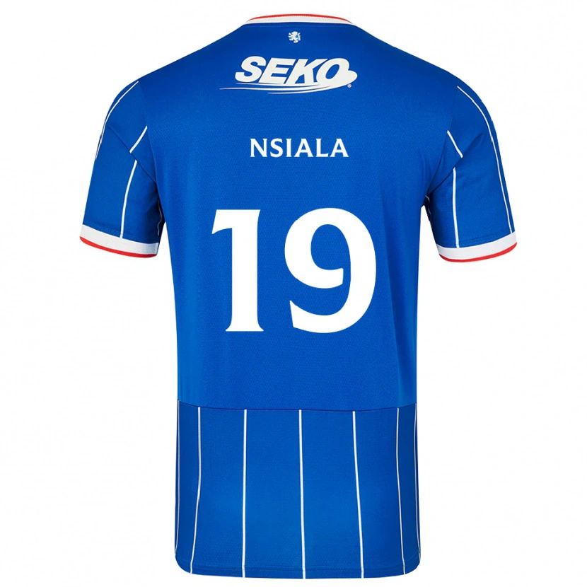Danxen Criança Camisola Clinton Nsiala #19 Vermelho Azul Branco Principal 2026/27 Camisa
