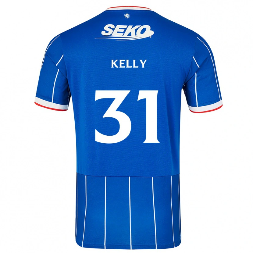 Danxen Criança Camisola Liam Kelly #31 Vermelho Azul Branco Principal 2026/27 Camisa