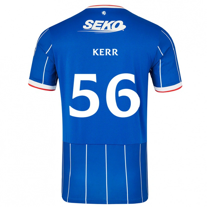 Danxen Criança Camisola Arran Kerr #56 Vermelho Azul Branco Principal 2026/27 Camisa