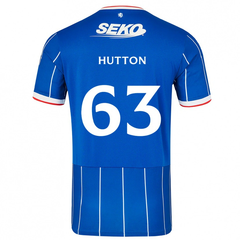 Danxen Criança Camisola Zander Hutton #63 Vermelho Azul Branco Principal 2026/27 Camisa