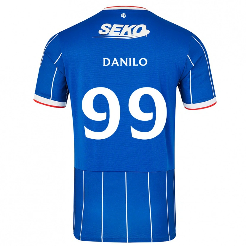 Danxen Criança Camisola Danilo #99 Vermelho Azul Branco Principal 2026/27 Camisa