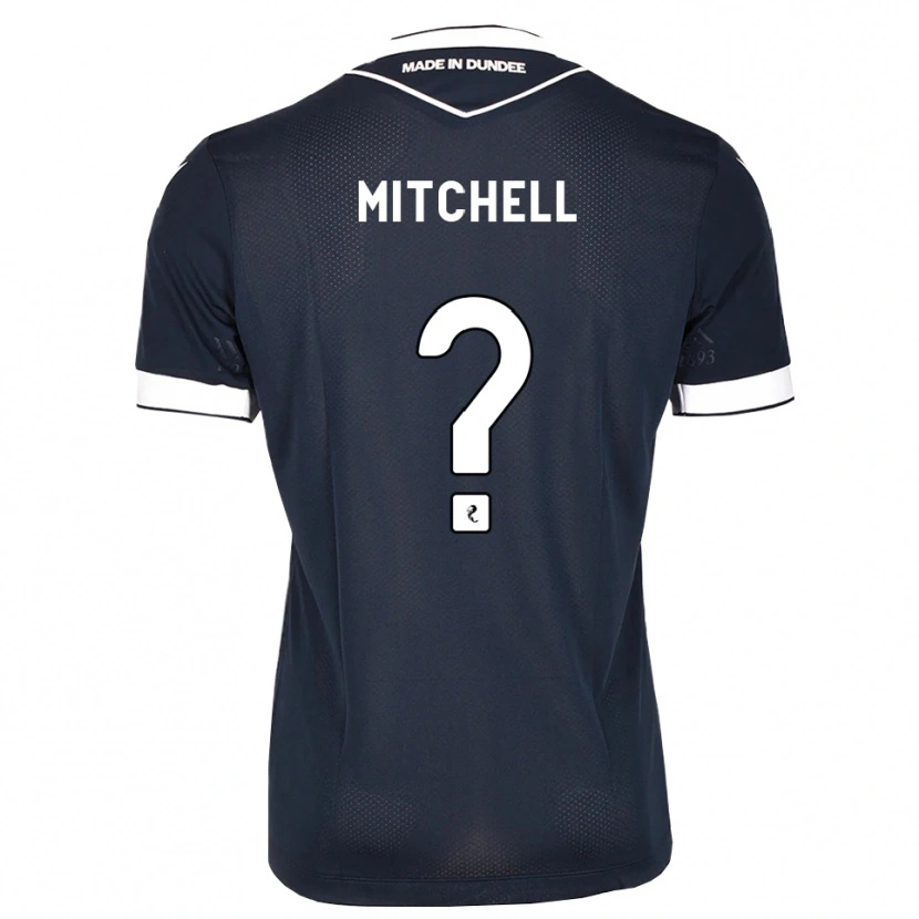 Danxen Criança Camisola Josh Mitchell #0 Azul Meia-Noite Branco Principal 2026/27 Camisa