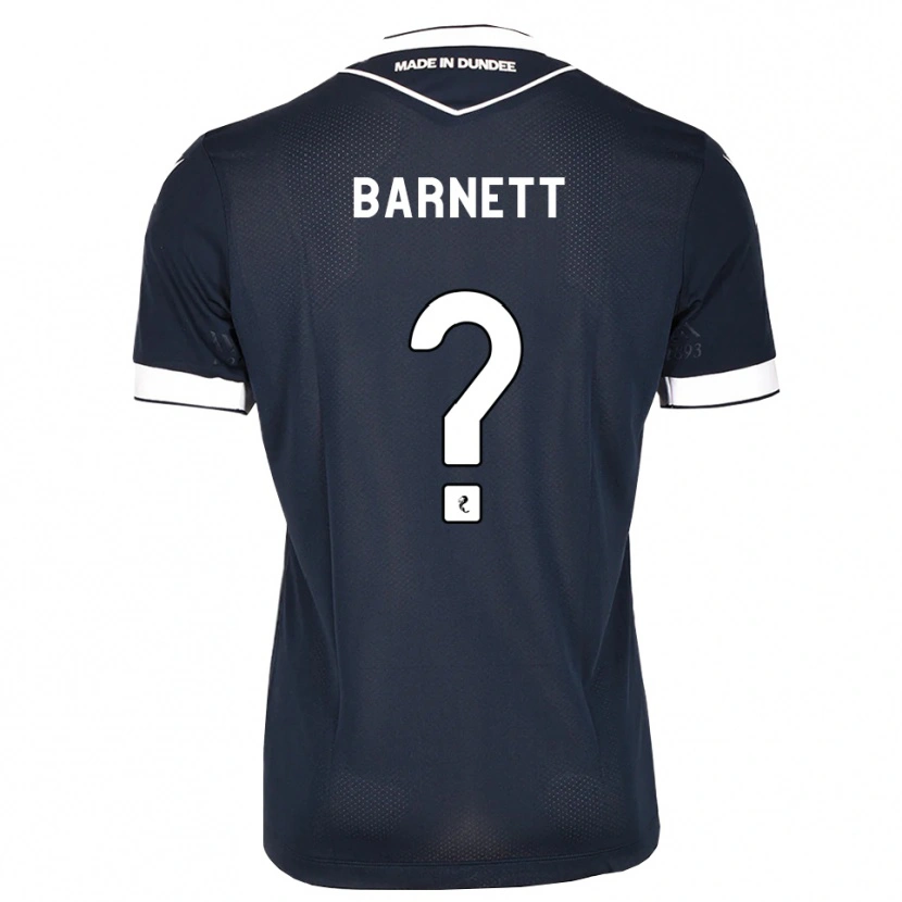 Danxen Criança Camisola Alex Barnett #0 Azul Meia-Noite Branco Principal 2026/27 Camisa