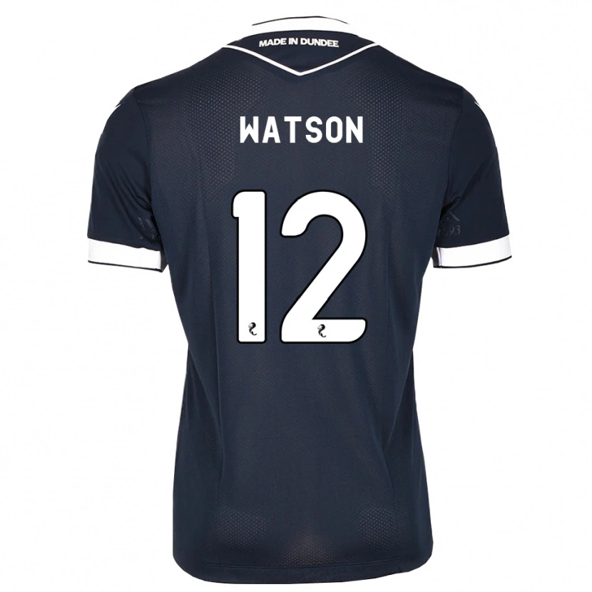 Danxen Criança Camisola Johnny Watson #12 Azul Meia-Noite Branco Principal 2026/27 Camisa