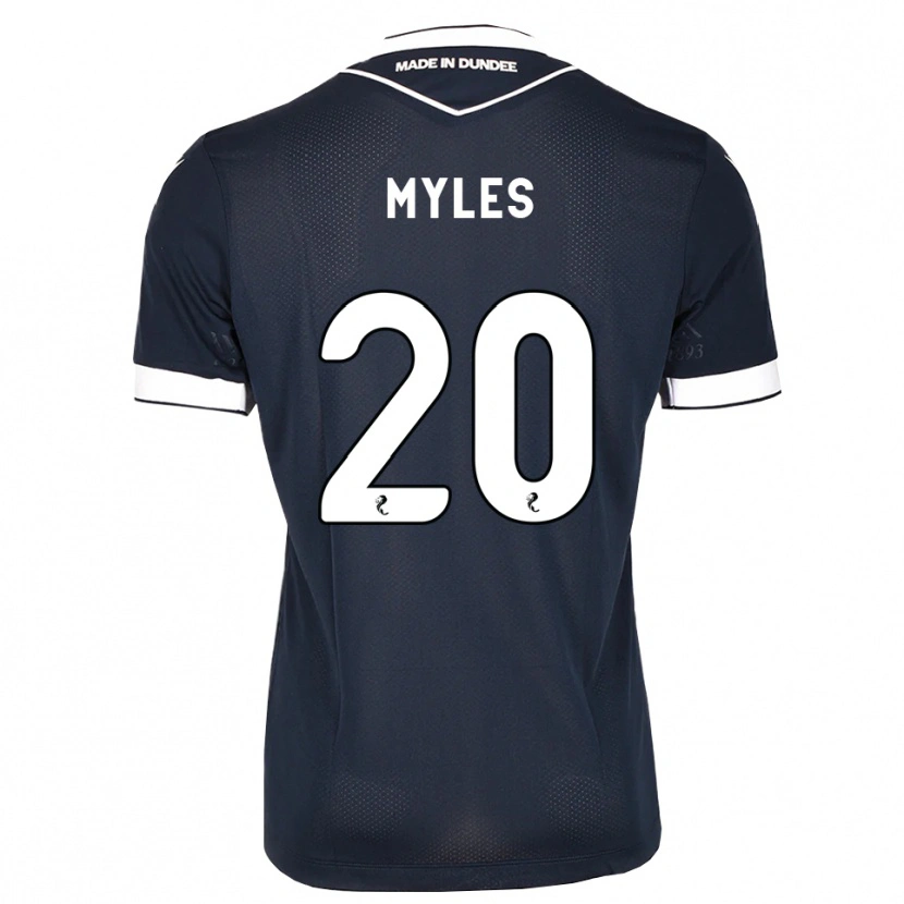 Danxen Criança Camisola Logan Myles #20 Azul Meia-Noite Branco Principal 2026/27 Camisa