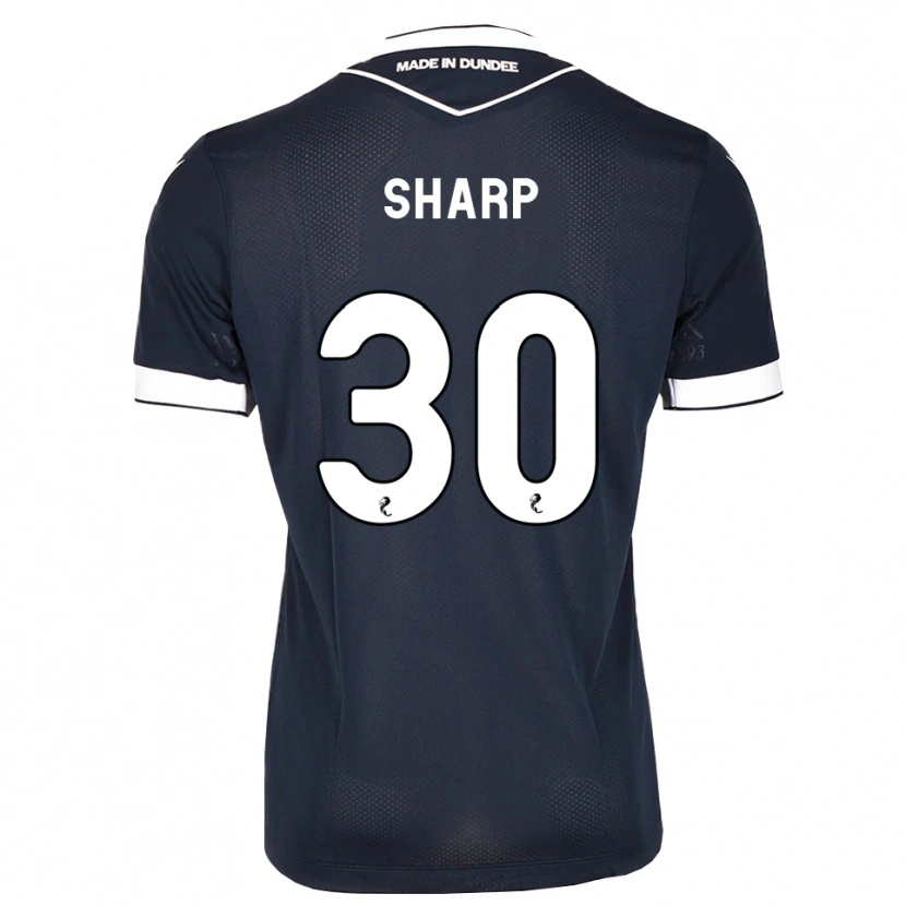 Danxen Criança Camisola Harry Sharp #30 Azul Meia-Noite Branco Principal 2026/27 Camisa