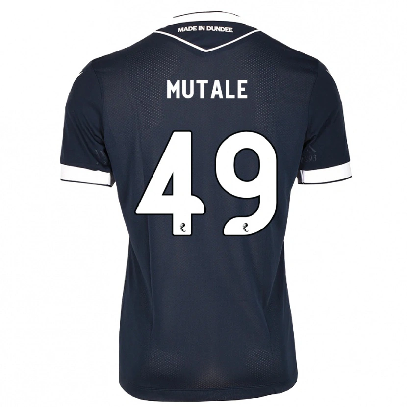 Danxen Criança Camisola Euan Mutale #49 Azul Meia-Noite Branco Principal 2026/27 Camisa