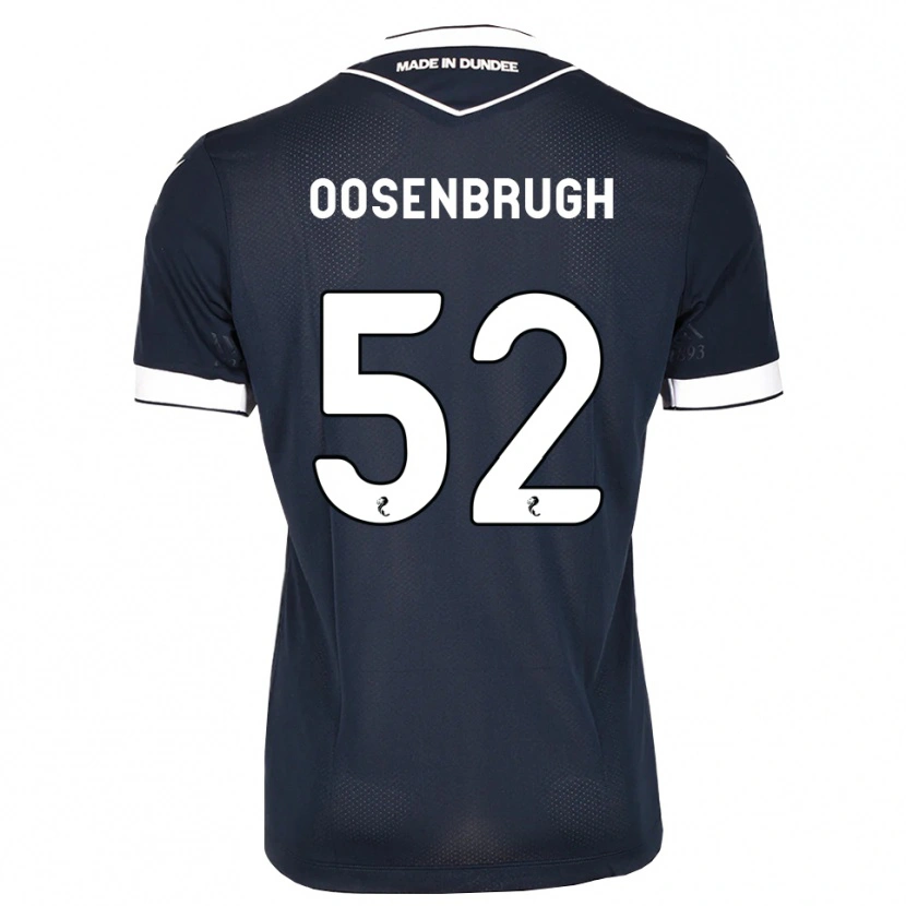 Danxen Criança Camisola Charley Oosenbrugh #52 Azul Meia-Noite Branco Principal 2026/27 Camisa
