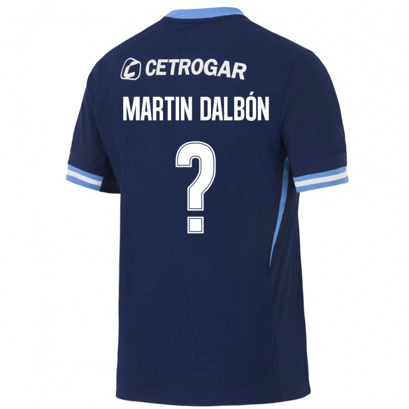 Danxen Criança Camisola Juan Martin Dalbón #0 Azul Real Azul Claro Branco Alternativa 2026/27 Camisa