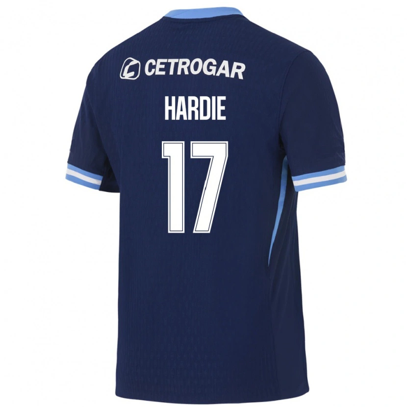 Danxen Criança Camisola Tamara Hardie #17 Azul Real Azul Claro Branco Alternativa 2026/27 Camisa