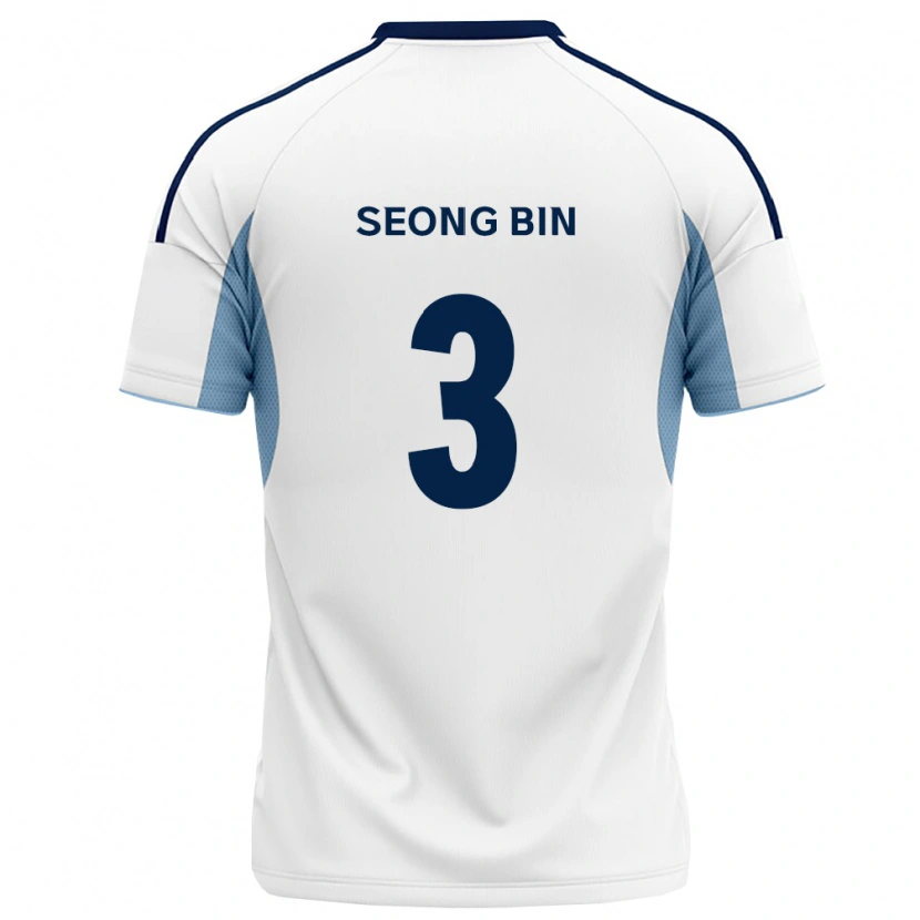 Danxen Criança Camisola Seong-Bin Jung #3 Azul Real Branco Alternativa 2026/27 Camisa