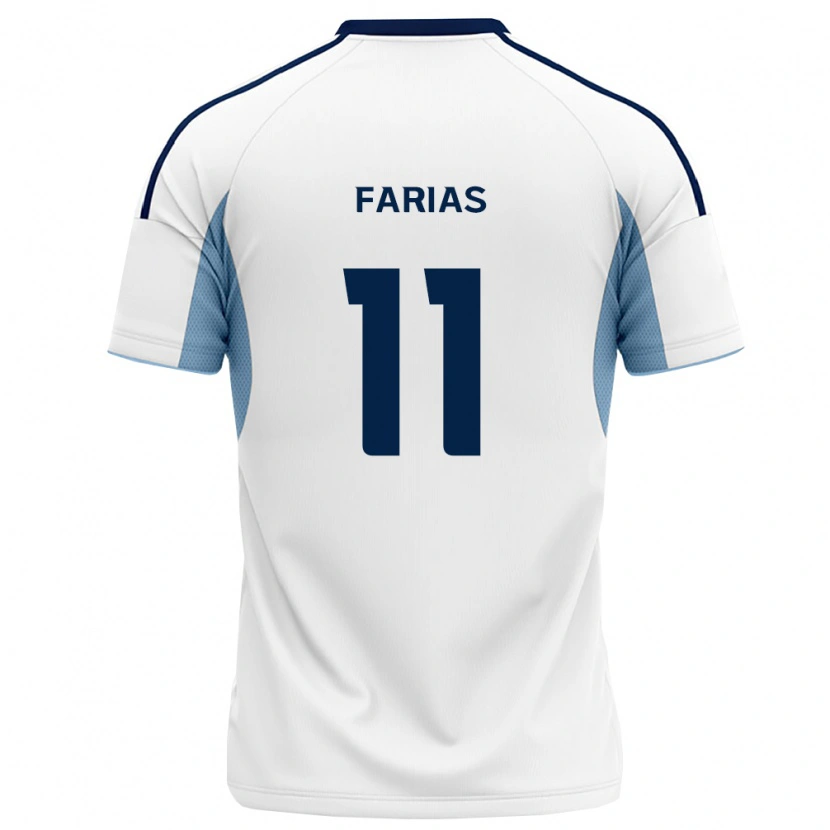 Danxen Criança Camisola Erick Farias #11 Azul Real Branco Alternativa 2026/27 Camisa