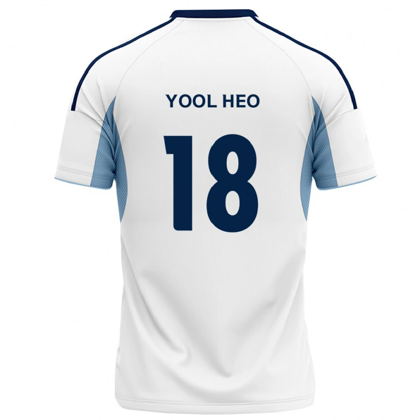 Danxen Criança Camisola Yool Heo #18 Azul Real Branco Alternativa 2026/27 Camisa