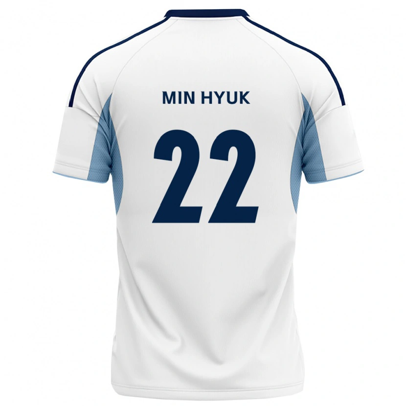 Danxen Criança Camisola Min-Hyuk Lee #22 Azul Real Branco Alternativa 2026/27 Camisa