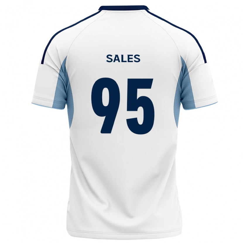 Danxen Criança Camisola Matheus Sales #95 Azul Real Branco Alternativa 2026/27 Camisa
