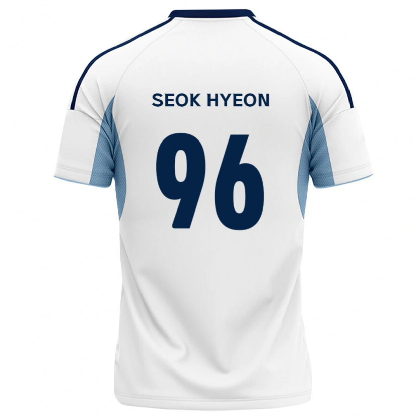 Danxen Criança Camisola Seok-Hyeon Choi #96 Azul Real Branco Alternativa 2026/27 Camisa