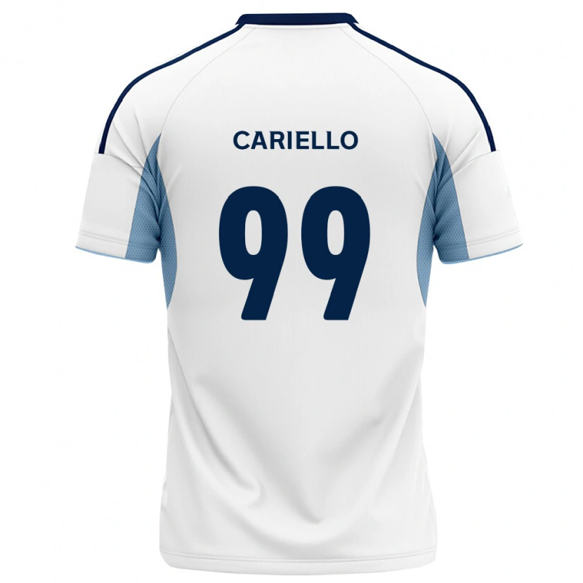 Danxen Criança Camisola Yago Cariello #99 Azul Real Branco Alternativa 2026/27 Camisa