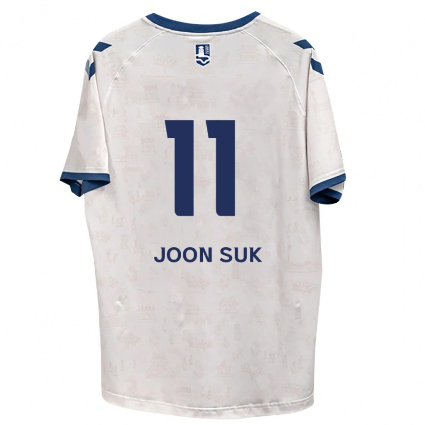 Danxen Criança Camisola Joon-Suk Lee #11 Azul Real Branco Alternativa 2026/27 Camisa