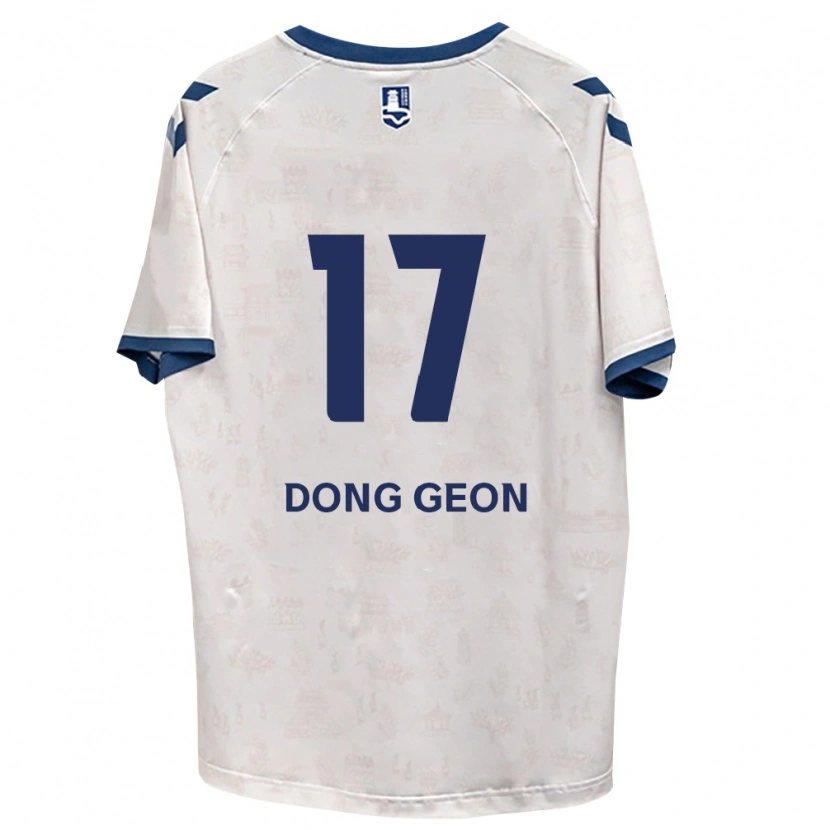Danxen Criança Camisola Dong-Geon No #17 Azul Real Branco Alternativa 2026/27 Camisa