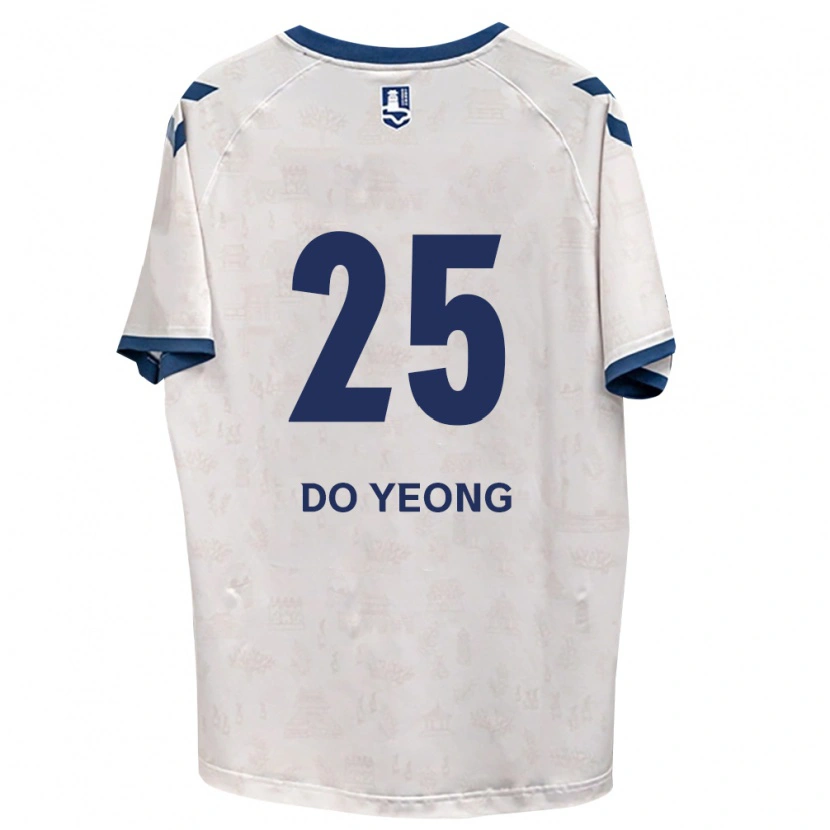 Danxen Criança Camisola Do-Yeong Kwon #25 Azul Real Branco Alternativa 2026/27 Camisa
