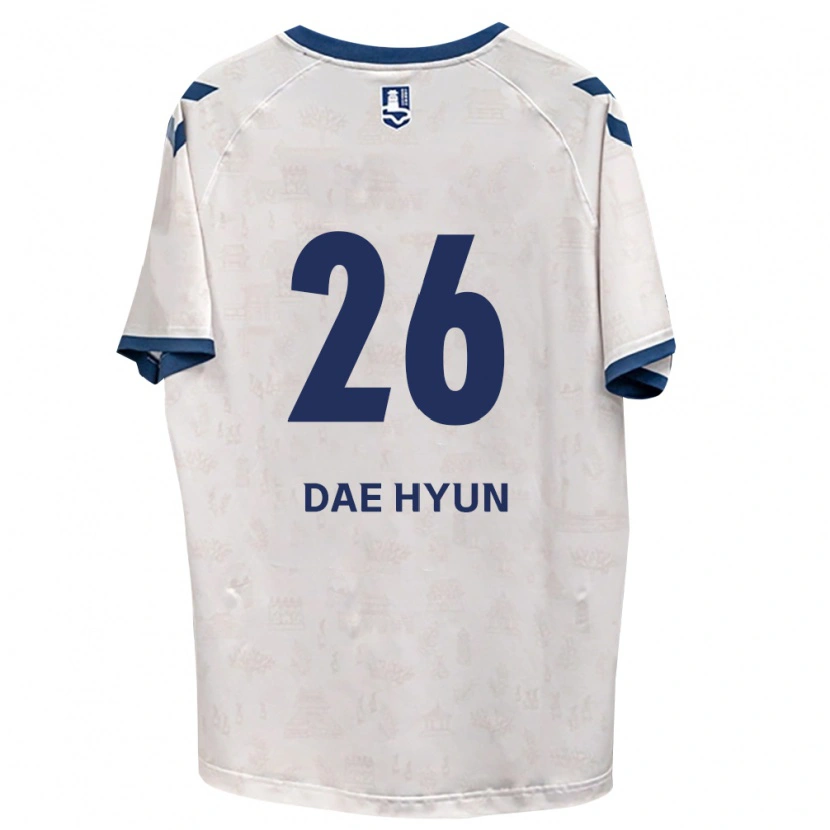 Danxen Criança Camisola Dae-Hyun Kim #26 Azul Real Branco Alternativa 2026/27 Camisa