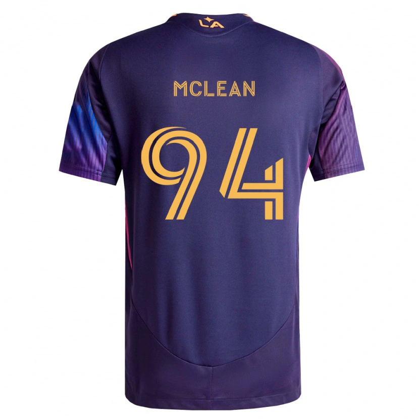 Danxen Criança Camisola Mateo Mclean #94 Roxo Escuro Amarelo Alternativa 2026/27 Camisa