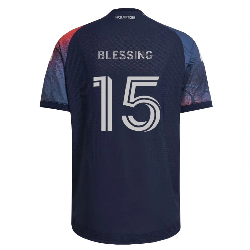 Danxen Criança Camisola Latif Blessing #15 Azul Profundo Branco Laranja Alternativa 2026/27 Camisa