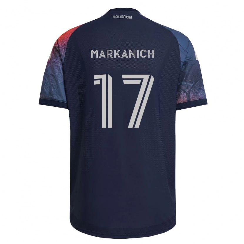 Danxen Criança Camisola Nick Markanich #17 Azul Profundo Branco Laranja Alternativa 2026/27 Camisa