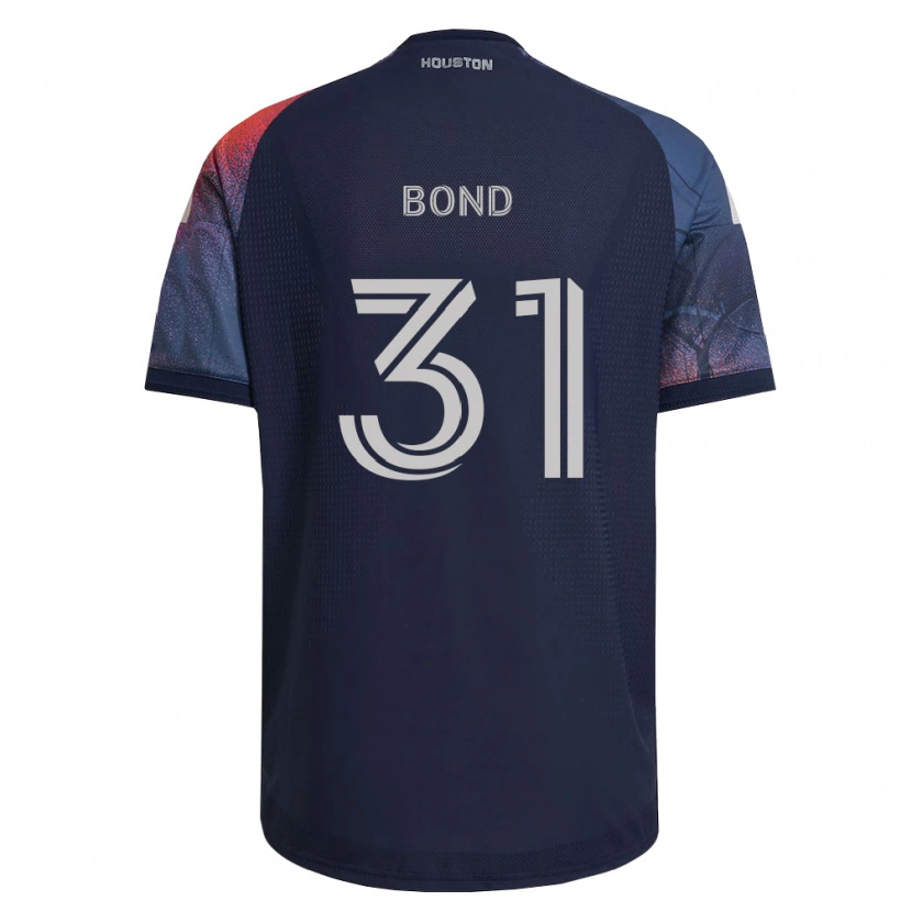 Danxen Criança Camisola Jonathan Bond #31 Azul Profundo Branco Laranja Alternativa 2026/27 Camisa