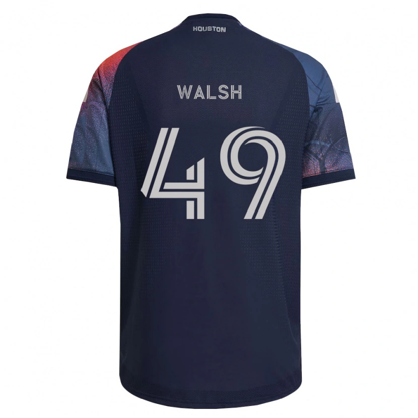 Danxen Criança Camisola Kian Walsh #49 Azul Profundo Branco Laranja Alternativa 2026/27 Camisa