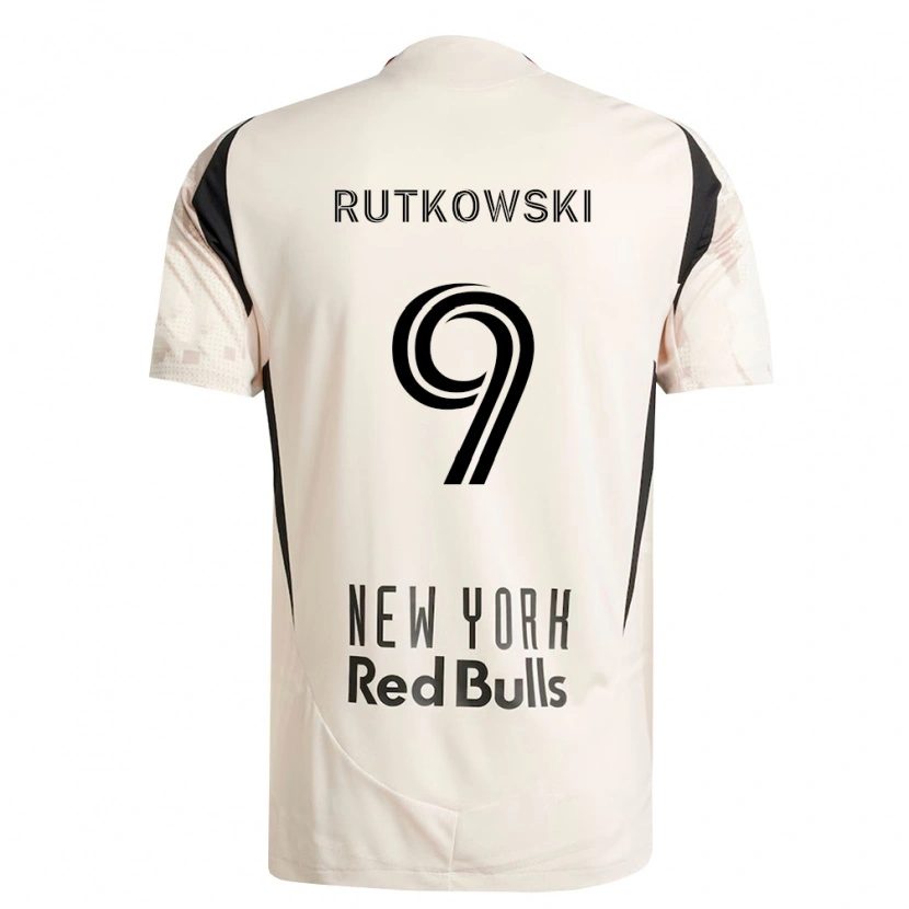 Danxen Criança Camisola David Rutkowski #9 Branco Off-Red Preto Alternativa 2026/27 Camisa