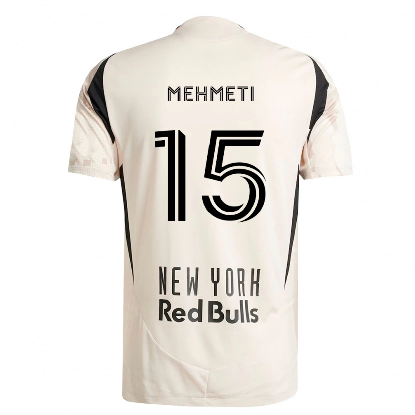 Danxen Criança Camisola Adri Mehmeti #15 Branco Off-Red Preto Alternativa 2026/27 Camisa