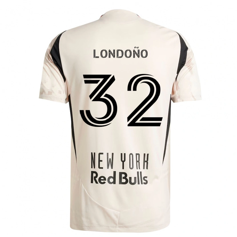 Danxen Criança Camisola Erick Londoño #32 Branco Off-Red Preto Alternativa 2026/27 Camisa