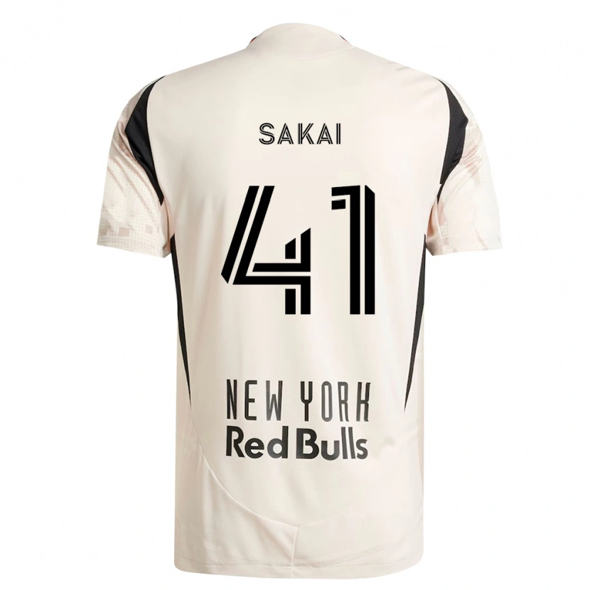 Danxen Criança Camisola Shunya Sakai #41 Branco Off-Red Preto Alternativa 2026/27 Camisa