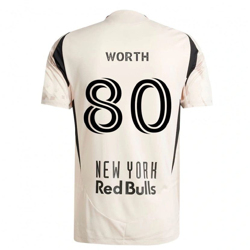 Danxen Criança Camisola Nate Worth #80 Branco Off-Red Preto Alternativa 2026/27 Camisa