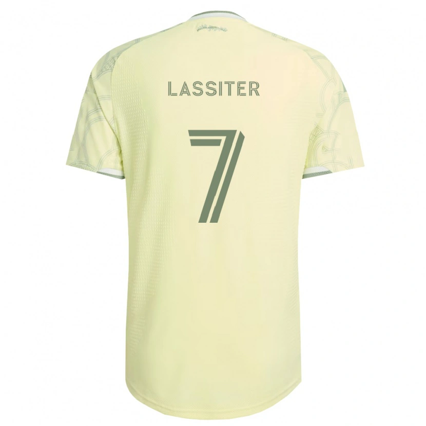 Danxen Criança Camisola Ariel Lassiter #7 Bege Branco Alternativa 2026/27 Camisa