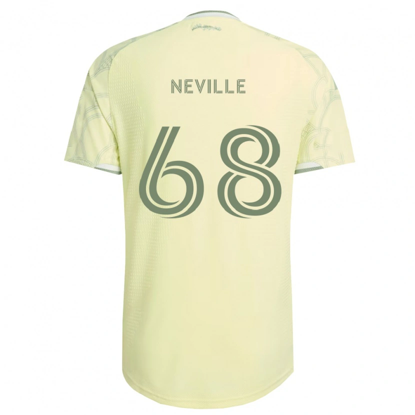 Danxen Criança Camisola Harvey Neville #68 Bege Branco Alternativa 2026/27 Camisa