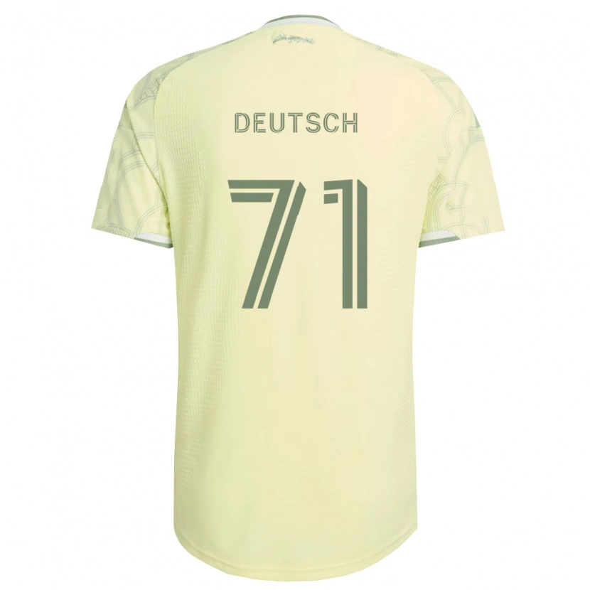 Danxen Criança Camisola Maverick Deutsch #71 Bege Branco Alternativa 2026/27 Camisa