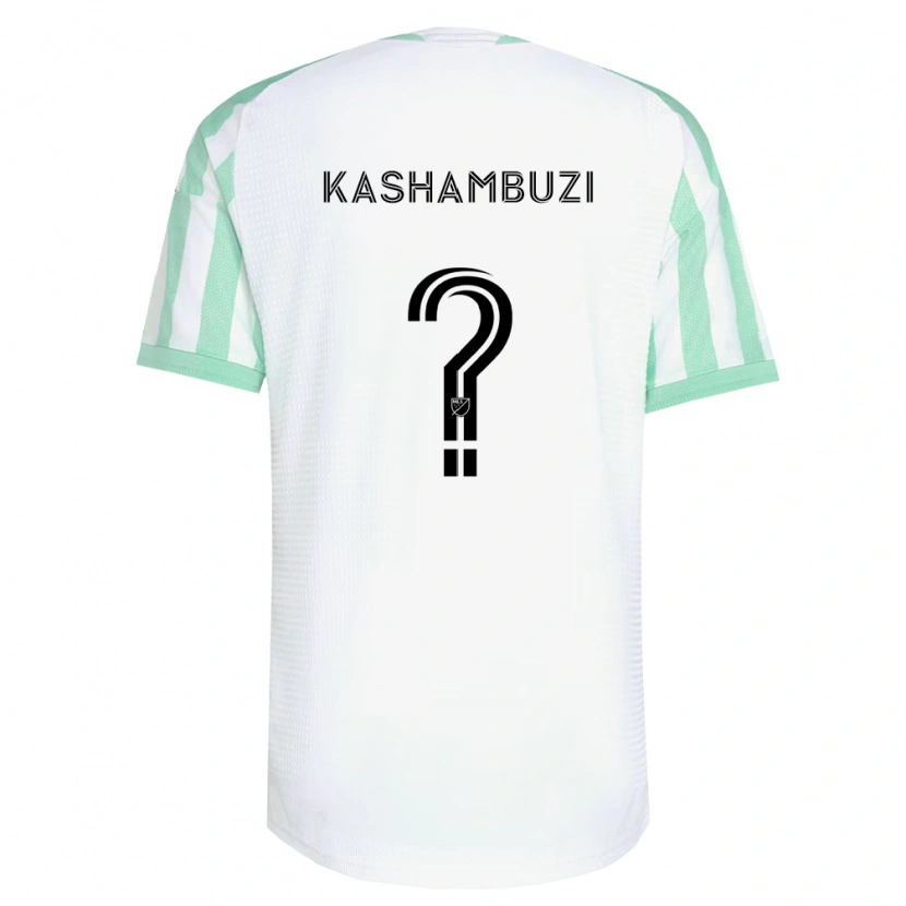 Danxen Criança Camisola Nick Kashambuzi #0 Verde Claro Branco Preto Alternativa 2026/27 Camisa